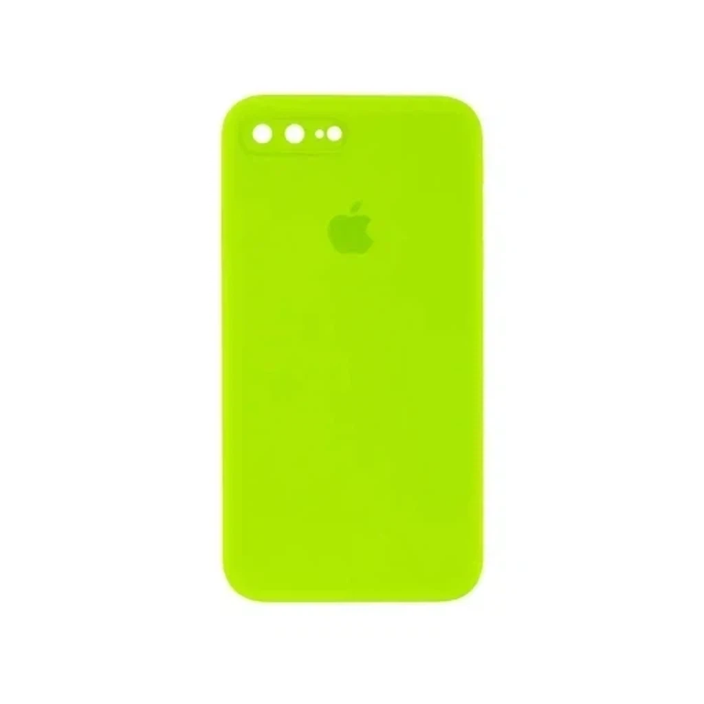 Чехол Silicone Case с закрытым низом и защитой камеры для Iphone 7 plus / 8 plus